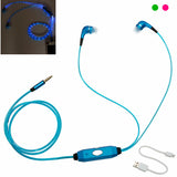 Hot LED Earphone In Ear Glow  In-ear Growing Earphones Ecouteur Auriculares Cuffie Audifonos for Mp3 Player