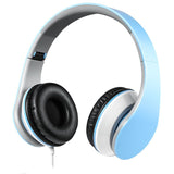 Portable Foldable Casque Audio 3.5mm Wired Headphones Headband Headset Gamer Handsfree With Mic Stereo Cuffie Fone de ouvido