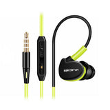 Sport Cuffie Auricolari Impermeabili Esecuzione Sweatproof Stereo Bass Musica Auricolare Con Microfono Per Tutto Il Telefono Mob