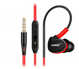 Sport Cuffie Auricolari Impermeabili Esecuzione Sweatproof Stereo Bass Musica Auricolare Con Microfono Per Tutto Il Telefono Mob