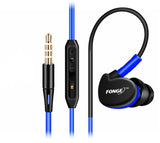 Sport Cuffie Auricolari Impermeabili Esecuzione Sweatproof Stereo Bass Musica Auricolare Con Microfono Per Tutto Il Telefono Mob